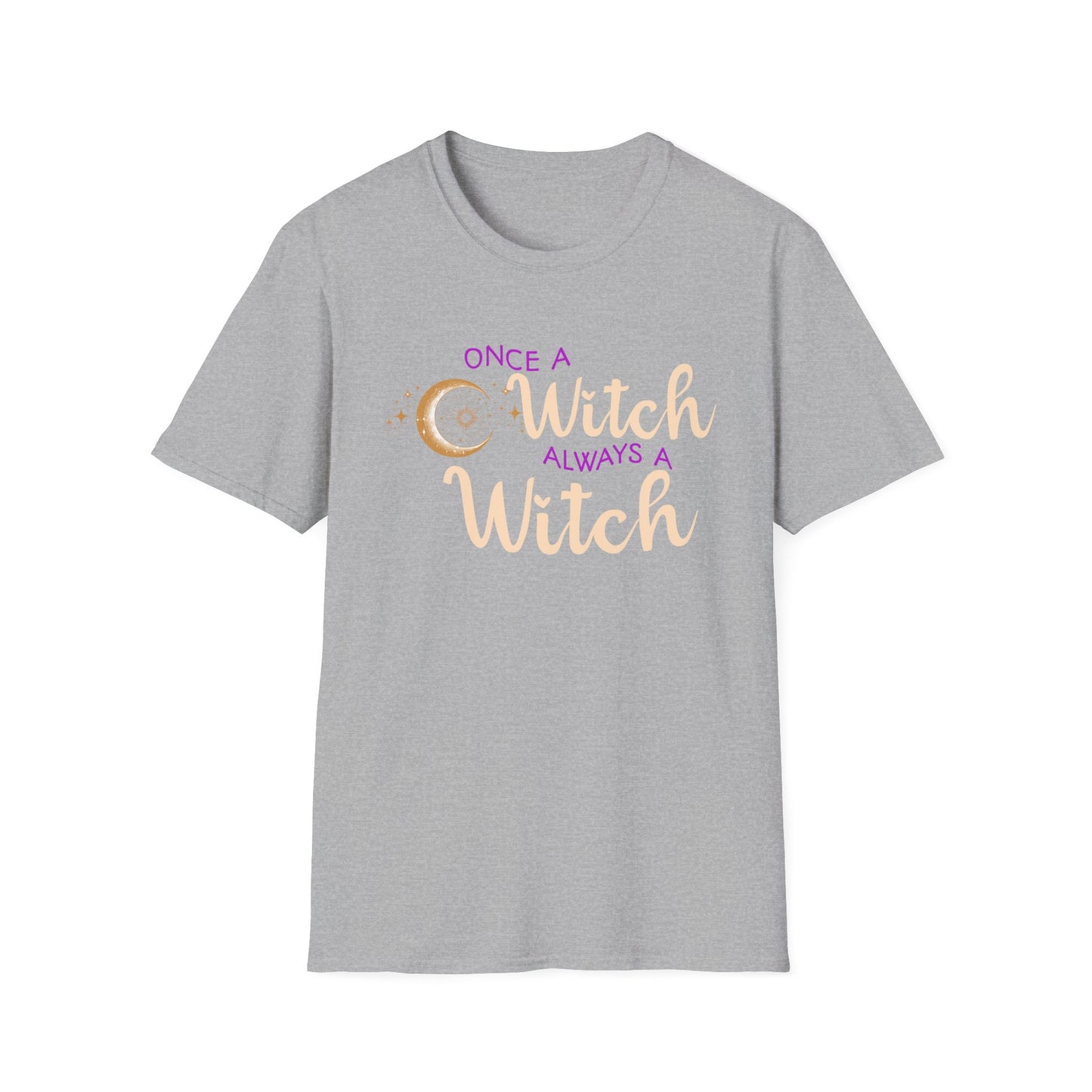 Once a Witch Always a Witch T-Shirt | Witchy Aesthetic Sun Moon Stars | Witchcore Tee