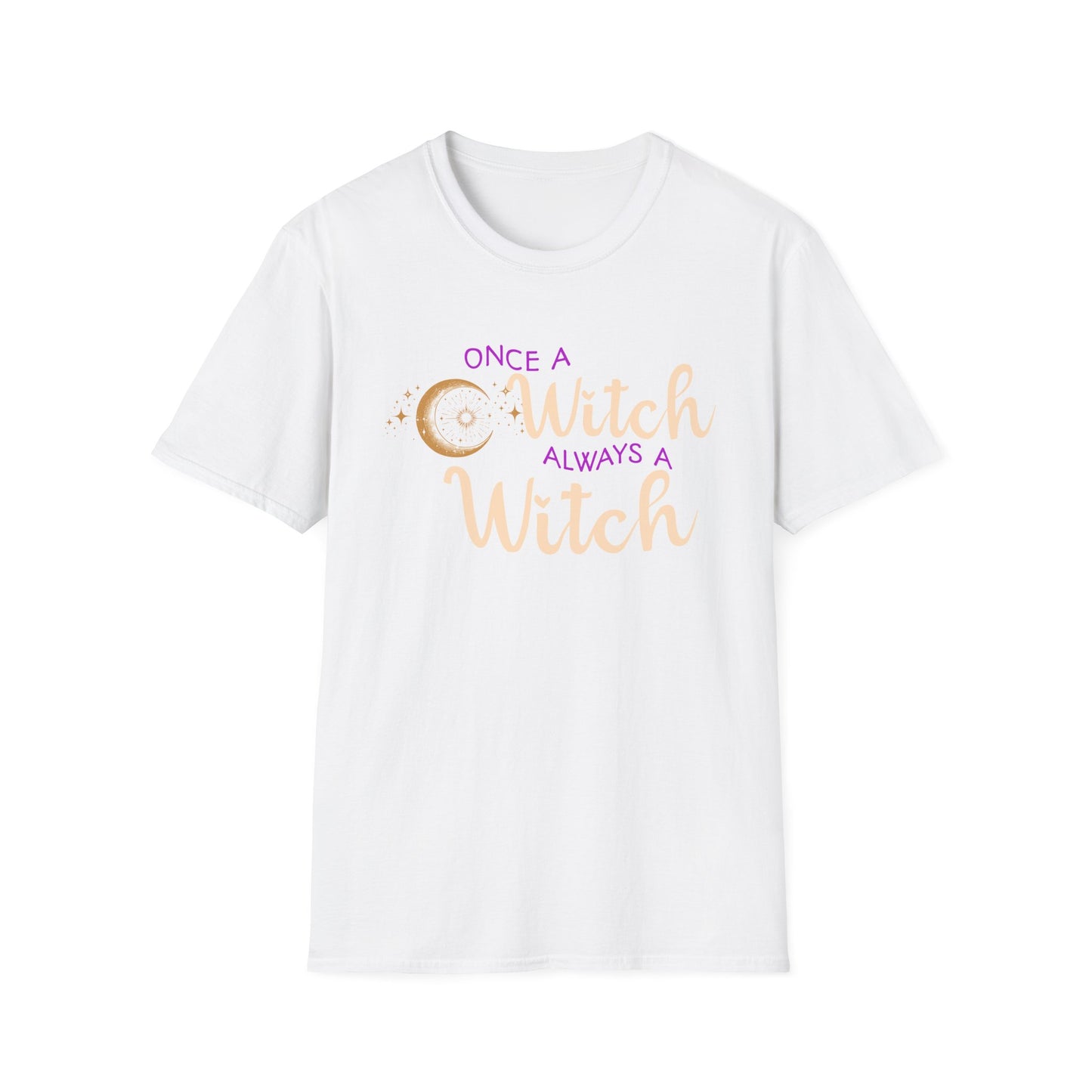 Once a Witch Always a Witch T-Shirt | Witchy Aesthetic Sun Moon Stars | Witchcore Tee