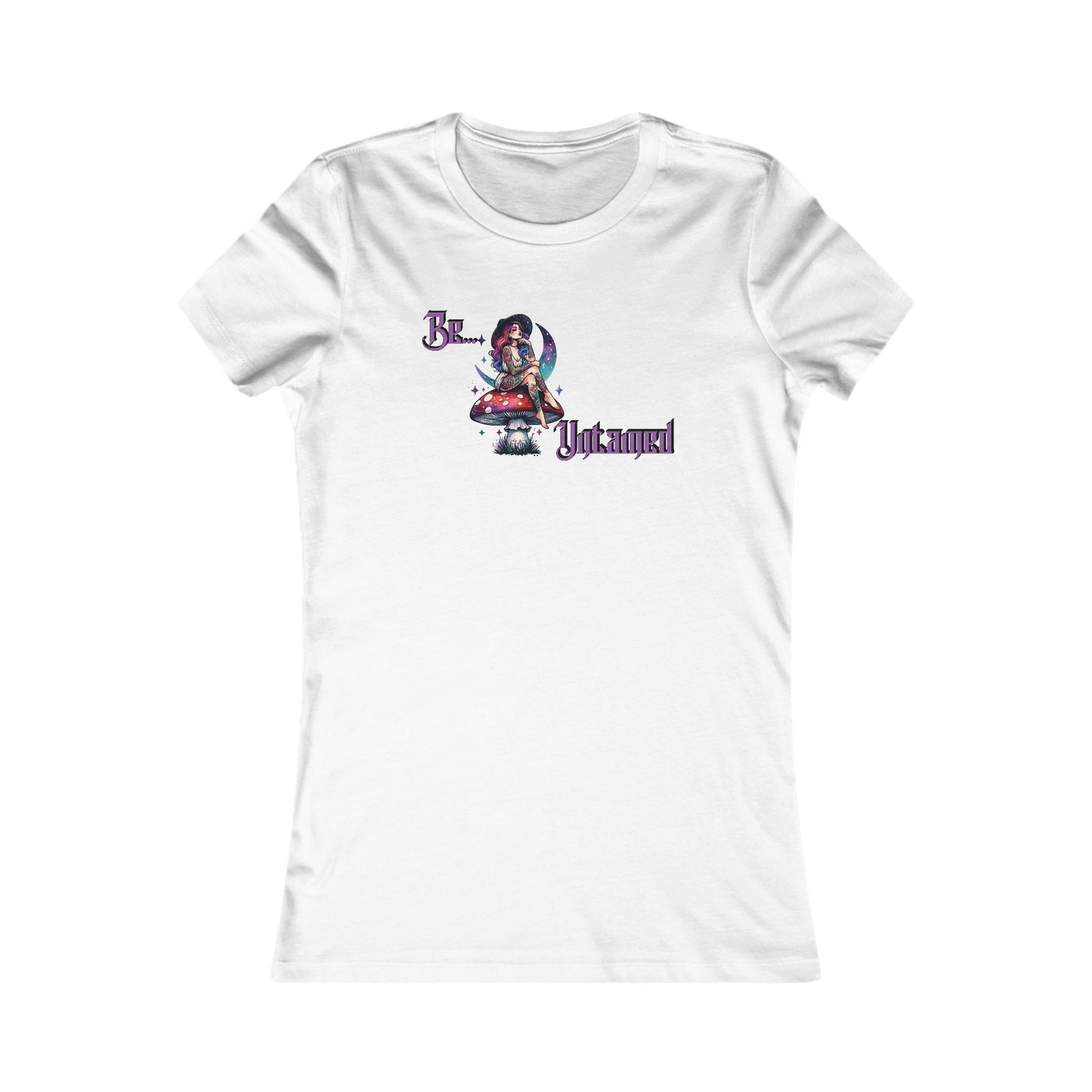 Be Untamed Witchcore T-Shirt | Tattooed Witch Graphic Tee | Witchy Aesthetic Shirt for Women | Dark Feminine Occult Clothing | Mystic Pagan Gift